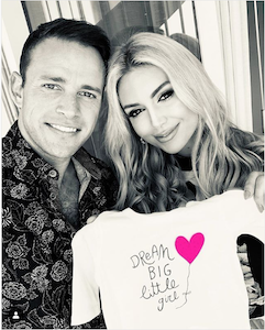 Rosanna Davison & Baby Sophia Leave Maternity Hospital For The First Time onesie